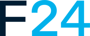 Logotipo de F24, partner de GlobalSuite Solutions