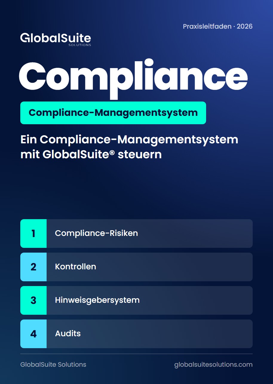 Ein Compliance-Managementsystem mit GlobalSuite® steuern